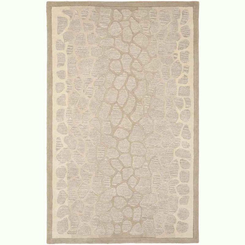 Martha Stewart Arusha - MSR3615 - Indoor Hand Tufted Area Rugs - B Wheat F Bge - 9'6"x13'6"