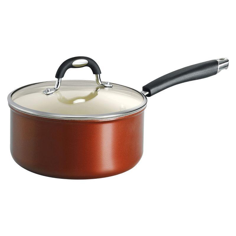 Tramontina Style Ceramica Nonstick Covered Sauce Pan with Lid