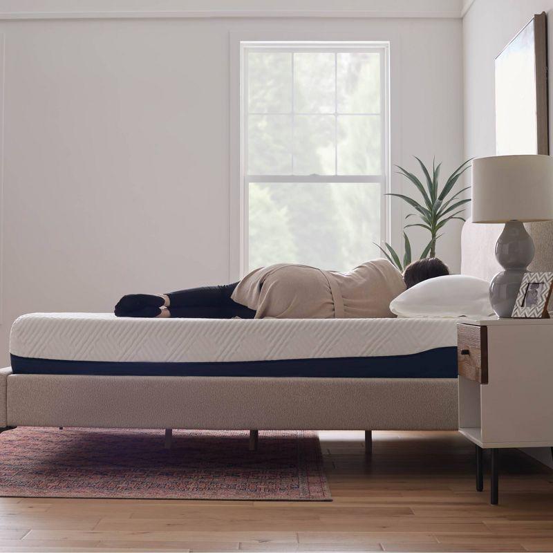 Lucid Comfort 10” Gel and Aloe Vera Memory Foam Hybrid Mattress