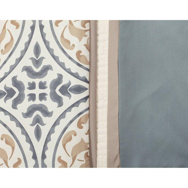 Nanshing 7pc Queen Camila Comforter Set Gray