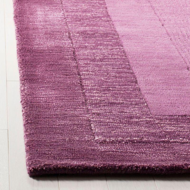 Impressions IM821 Hand Loomed Area Rug - Fuchisa/Purple - 6'x6' - Safavieh