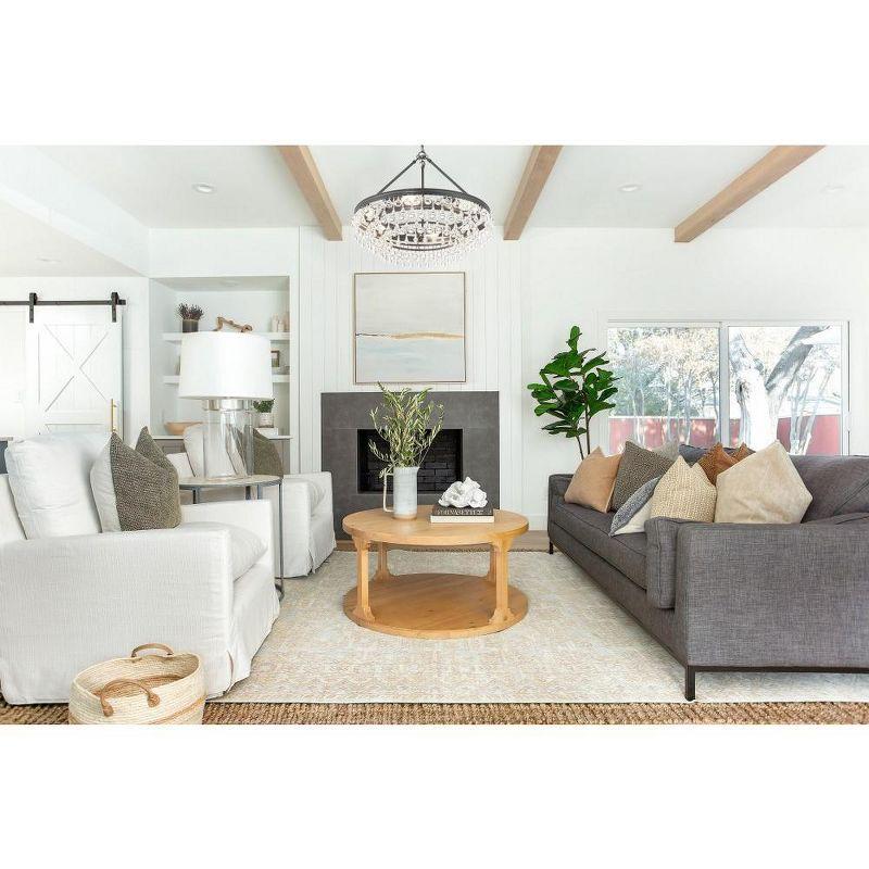 Crystorama Lighting Calypso 6 - Light Chandelier in  Matte Black