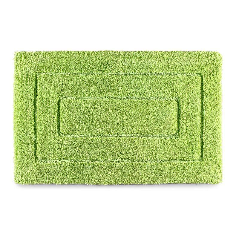 20"x32" Signature Bath Rug Kiwi - Cassadecor: Cotton, Machine Washable, Lightweight Spray Latex Backing