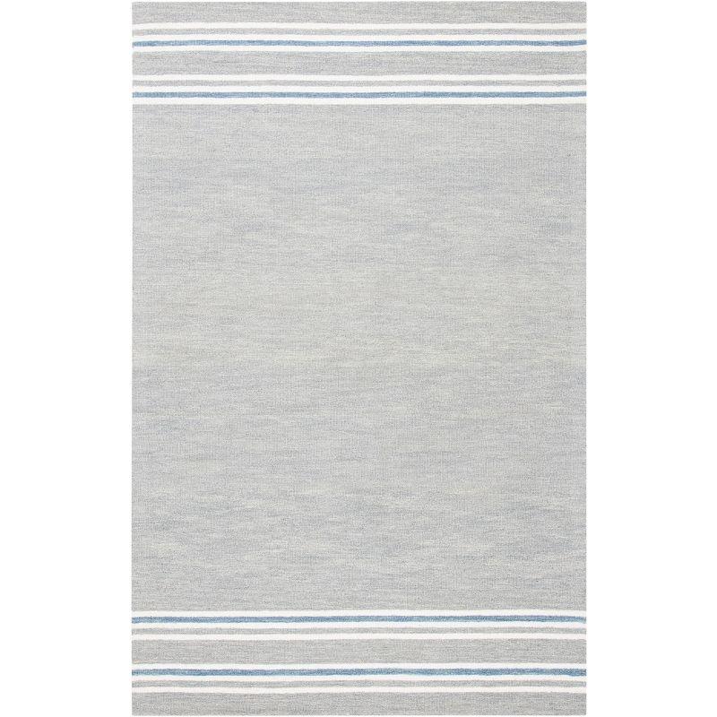 Metro MET603 Hand Tufted Indoor Area Rug - Grey/Blue - 4'x6' - Safavieh