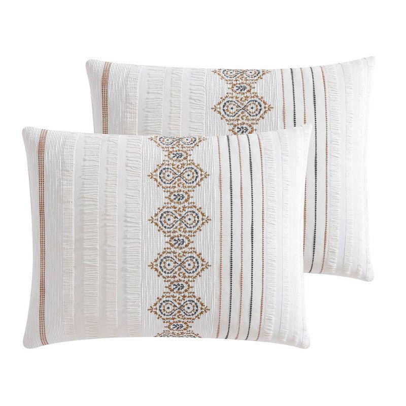 5pc Andrew Comforter Bedding Set Ivory - Riverbrook Home