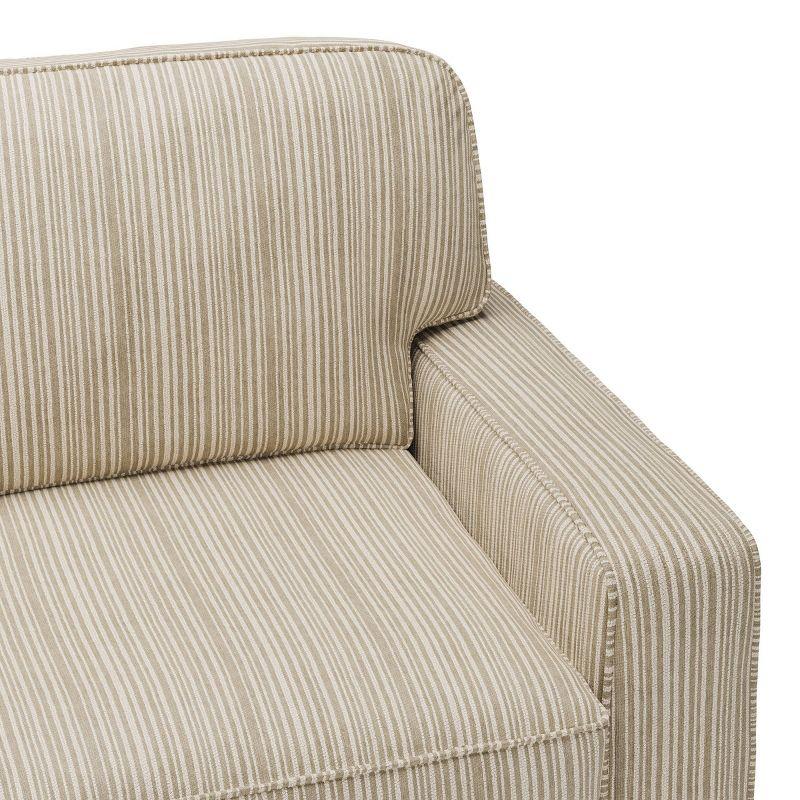 Serta Palisades 73" Track Arm Sofa, Easy Care Fabric, Soft Pillow Back, Pocket Coil Seat Cushions