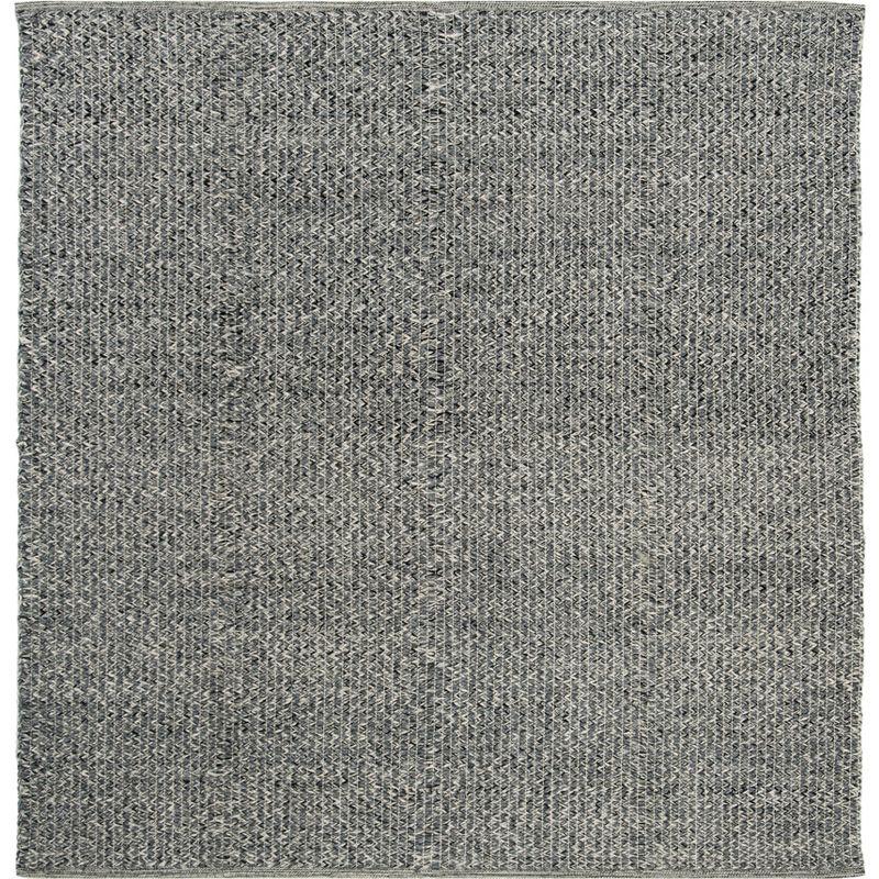 Montauk 6' x 6' Gray Cotton Handmade Reversible Rug