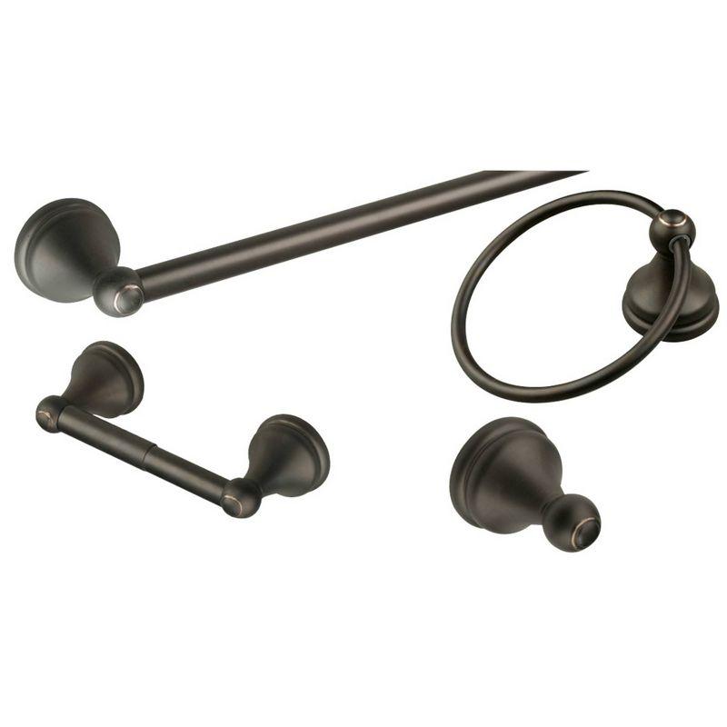 Allante Oil Rubbed Bronze 4-Piece Bathroom Accessory Kit