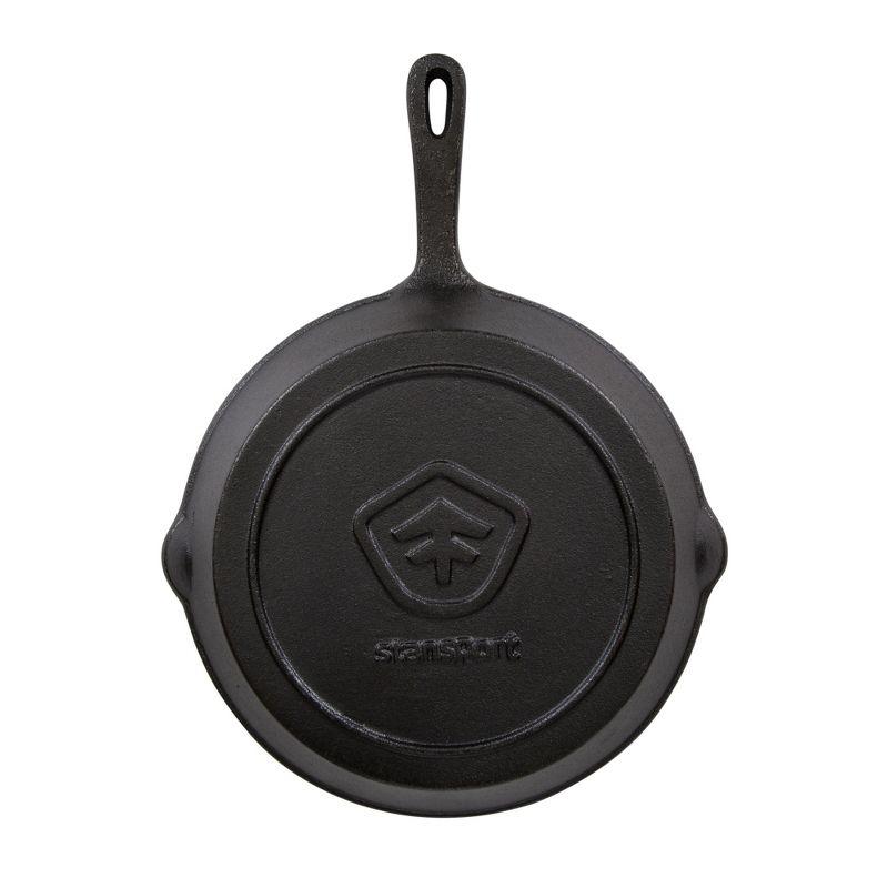 Oster 3 Piece Cast Iron Pre-Seasoned Frying Pans