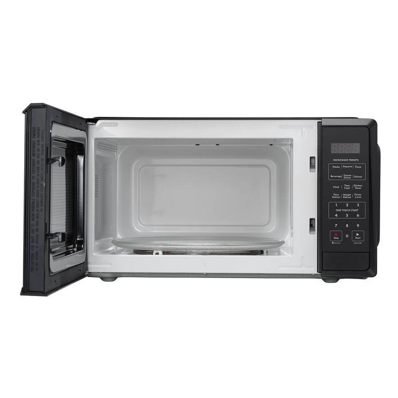 Kenmore 1.1 cu ft Microwave - Black: Countertop Oven, 1000W, Child Lock, 6 Programs, 1 Year Warranty