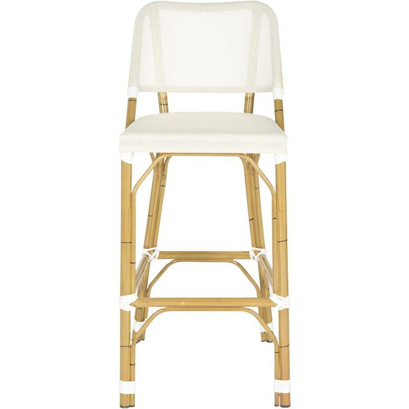 Deltana Barstool - Indoor/Outdoor - FOX5208 - Beige - Safavieh