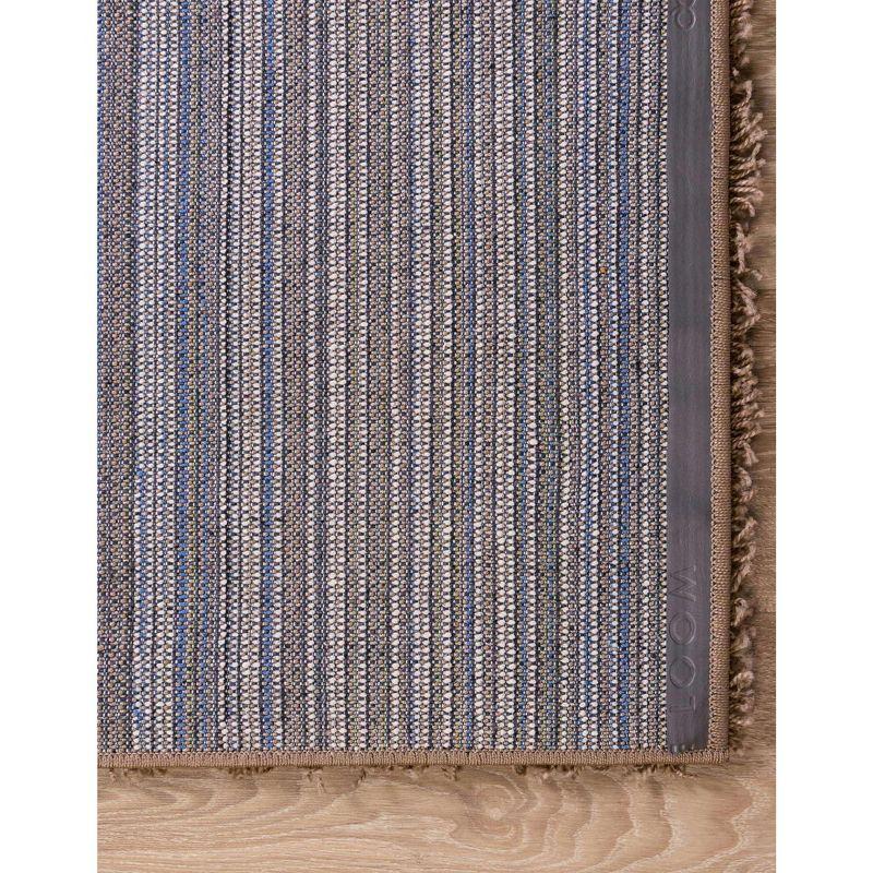 Unique Loom 4' 0 x 6' 0 Solid Shag Sandy Brown Area Rug
