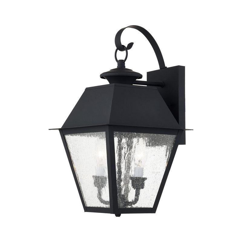 Livex Lighting Mansfield 2 - Light Wall Light in  Black