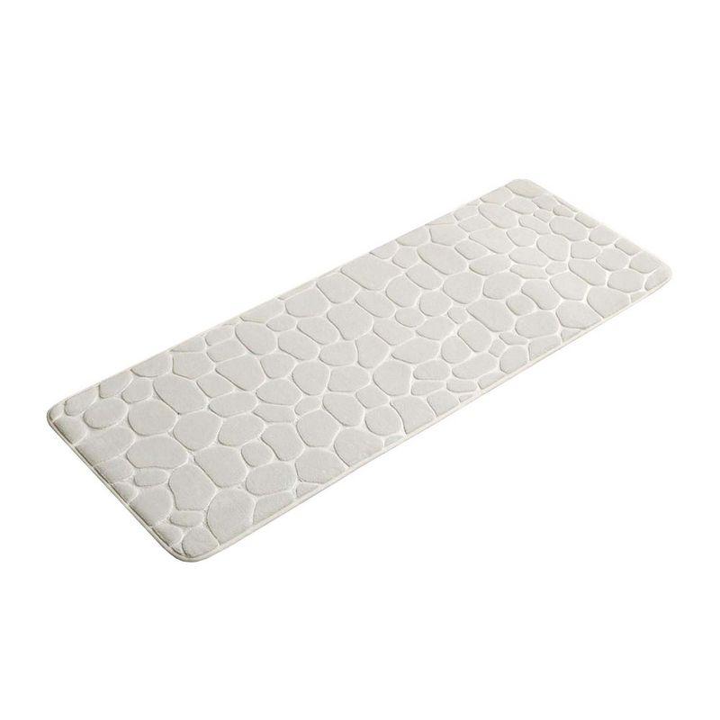 Evideco Pebble Runner Mat - Memory Foam - 48"L x 18"W for Kitchen, Bathroom and more