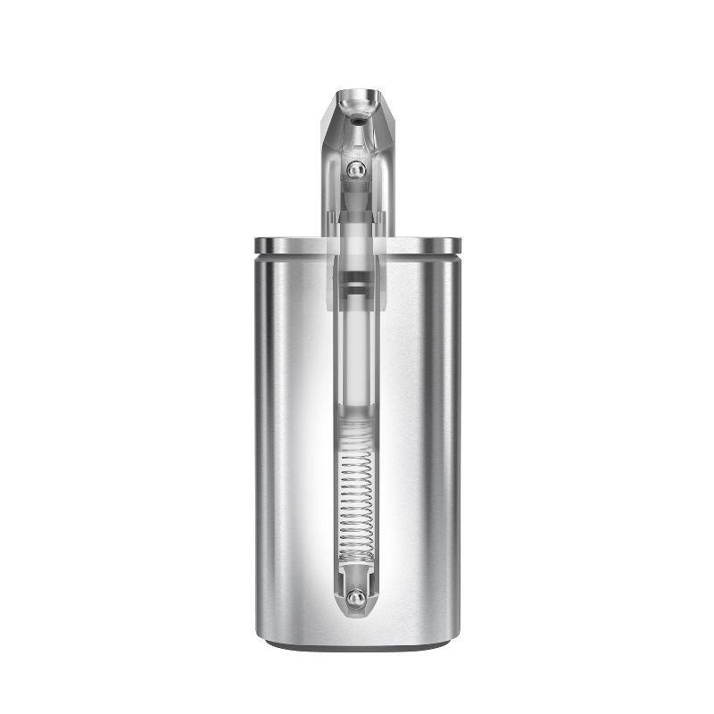 Brushed Stainless Steel 10 oz. Liquid Soap Pulse Pump Dispenser