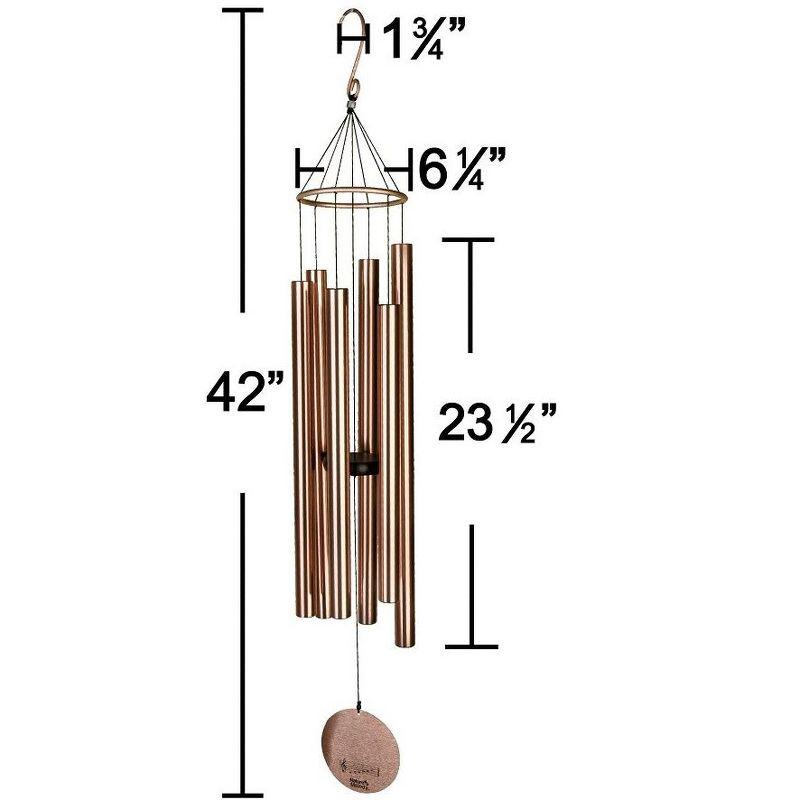 Nature's Melody Tuned 6-Tube Outdoor Wind Chimes