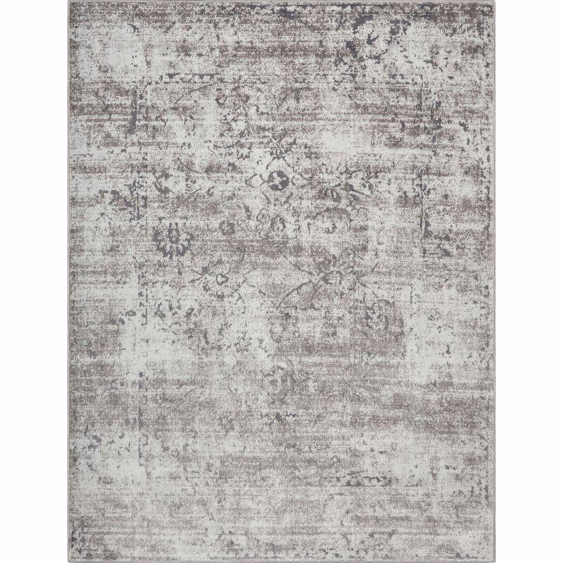 Vintage Oriental Ivory Area Rug