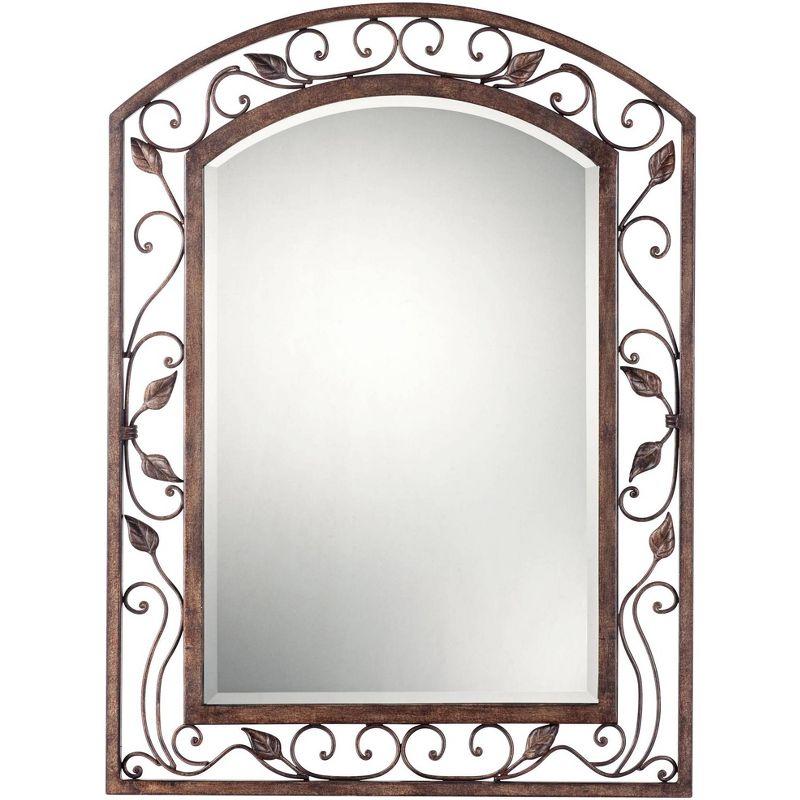 Eden Park French Bronze 40" Rectangular Beveled Wall Mirror