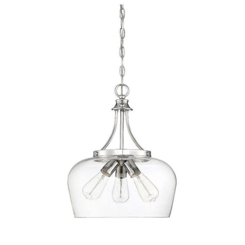 Savoy House Octave 3 - Light Pendant in  Satin Nickel