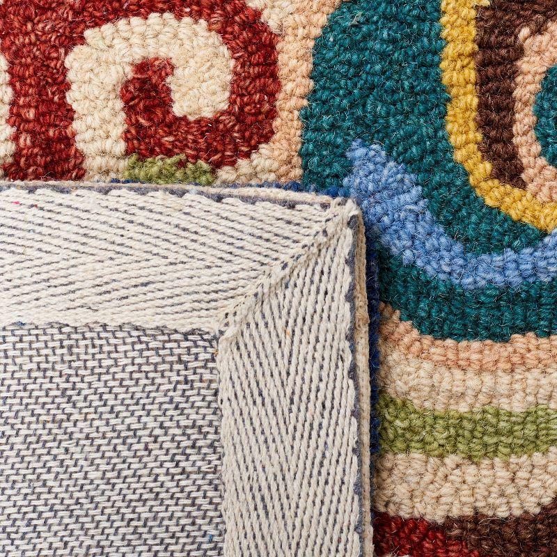 Metro MET114 Hand Tufted Area Rug - Beige/Blue - 4'x6' - Safavieh.