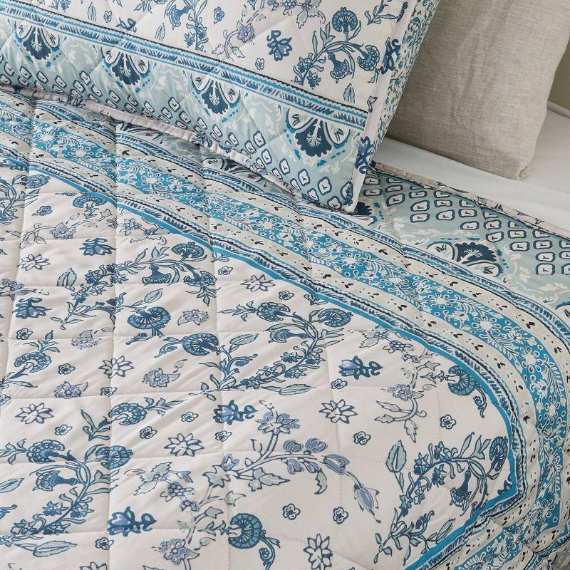 Printed Vintage Quilt Bedding Set - Patina Vie