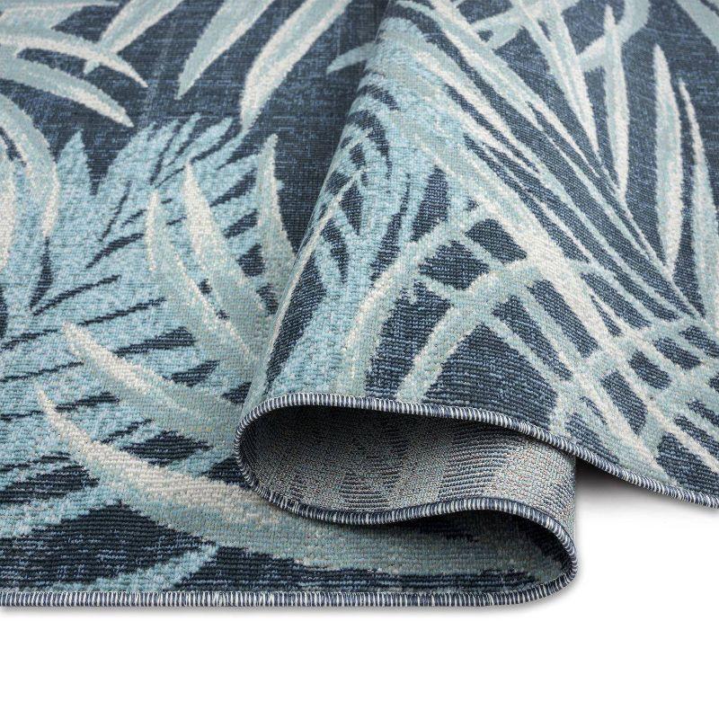 Tommy Bahama Malibu Palm Springs Coastal Indoor/Outdoor Area Rug, Blue/Navy