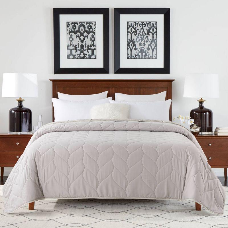 Waverly Cozy Gray Down Alternative Throw