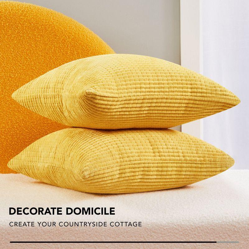 Deconovo Deconov Square Pillow Cover (Set of 2)