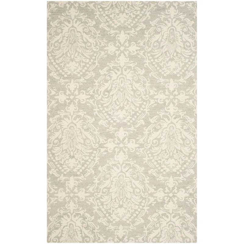 Blossom BLM107 Hand Tufted Indoor Area Rug - Sage/Ivory - 5'x8' - Safavieh