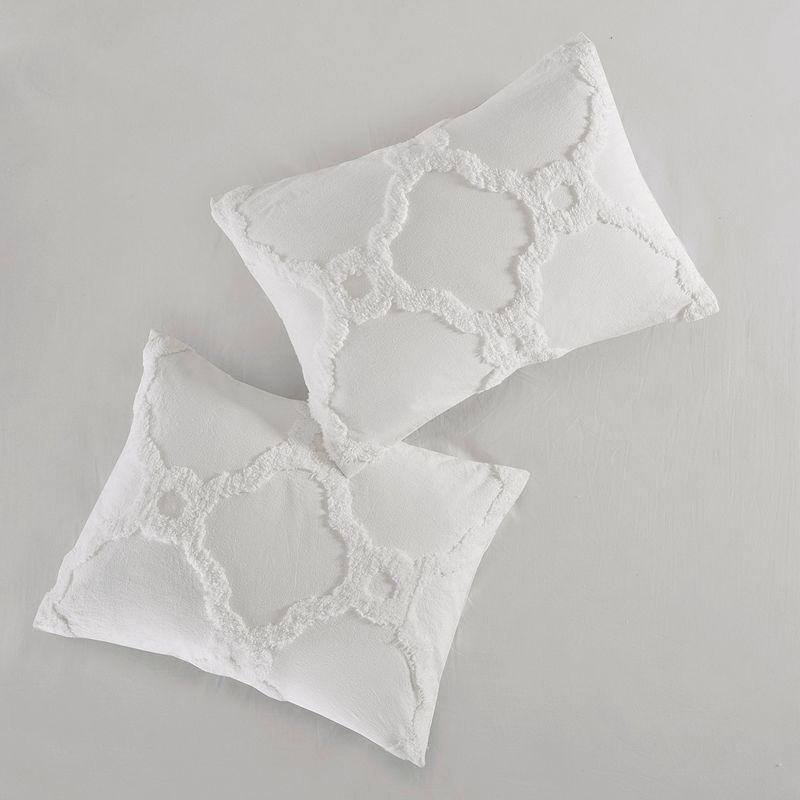 Pacey 3 Piece Tufted Cotton Chenille Comforter Set