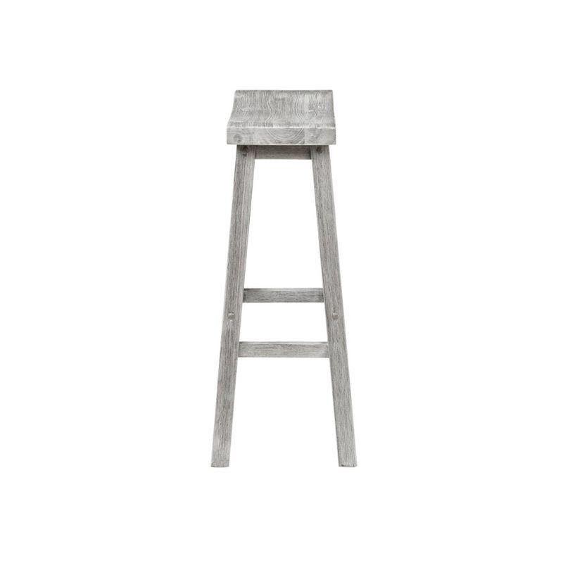 29" Sonoma Saddle Barstool Storm Gray - Boraam