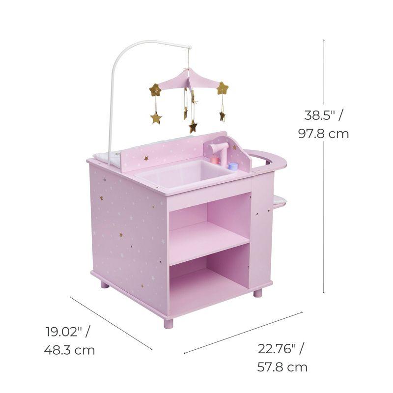 Teamson Kids Olivia's Little World Wooden Doll Changing Station
