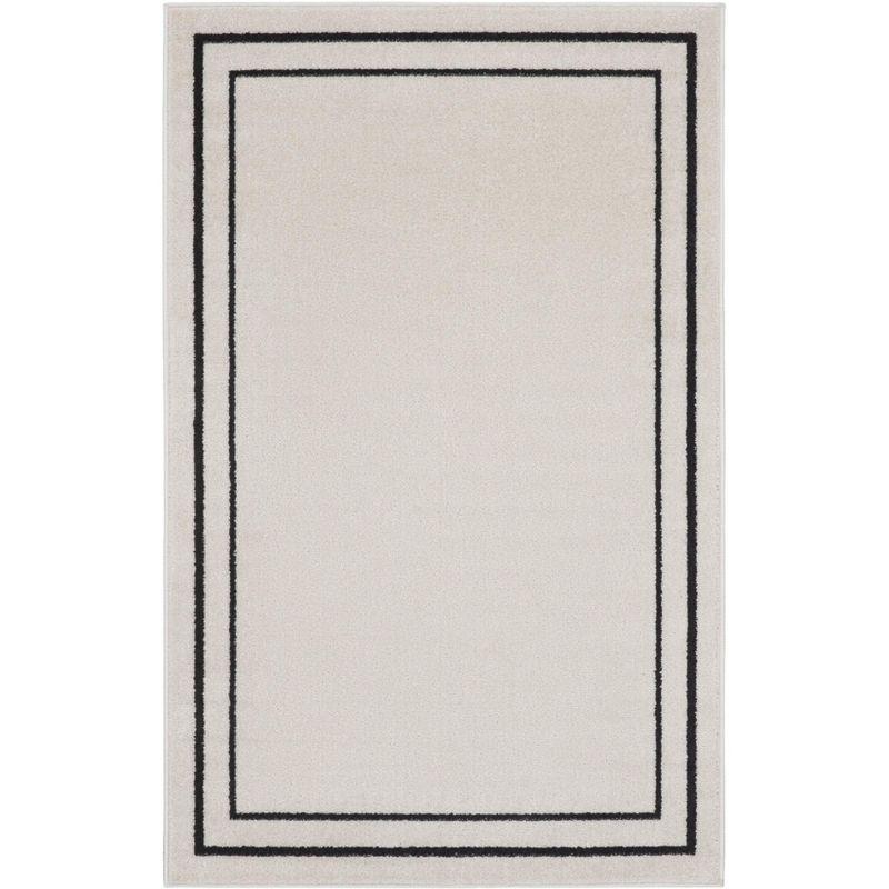 Nourison Essentials Bordered Indoor Outdoor Area Rug