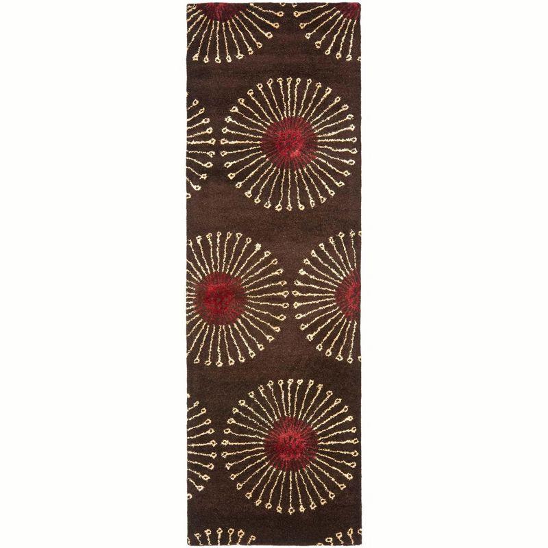 Soho SOH821 Hand Tufted Indoor Runner Rug - Coffee/Brown - 2'6"x8' - Safavieh.