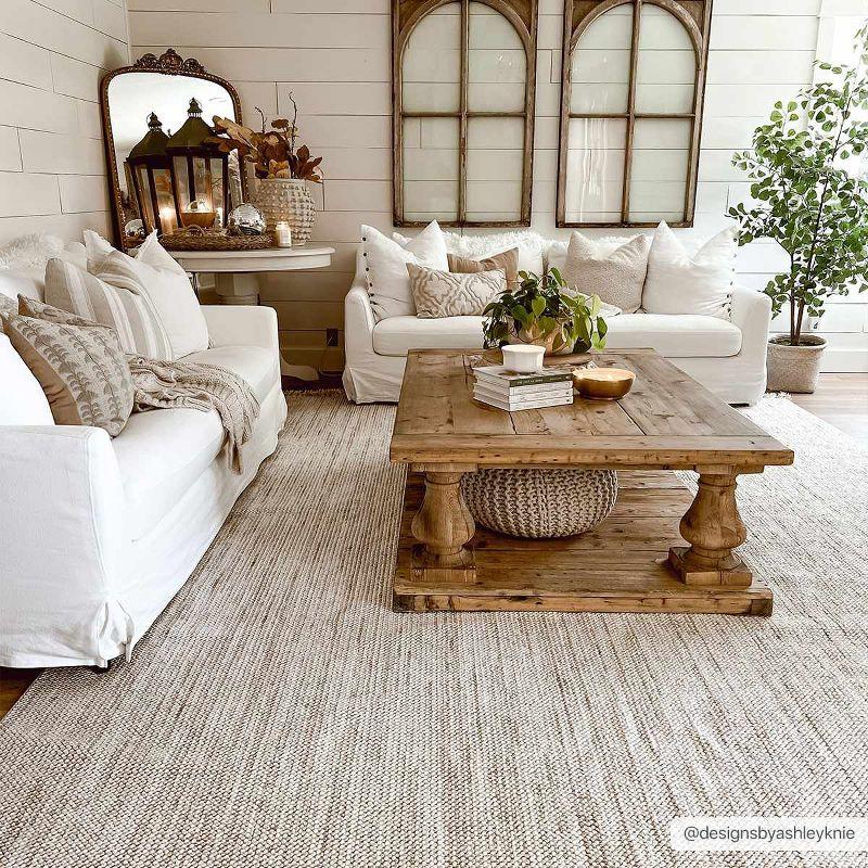 Hauteloom Rectangle Area Rug  Beige