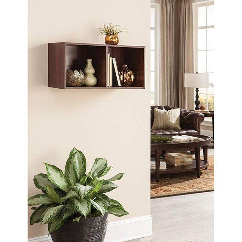 ClosetMaid Cubeicals 12.36'' H x 24.09'' W 2-Cube Bookcase
