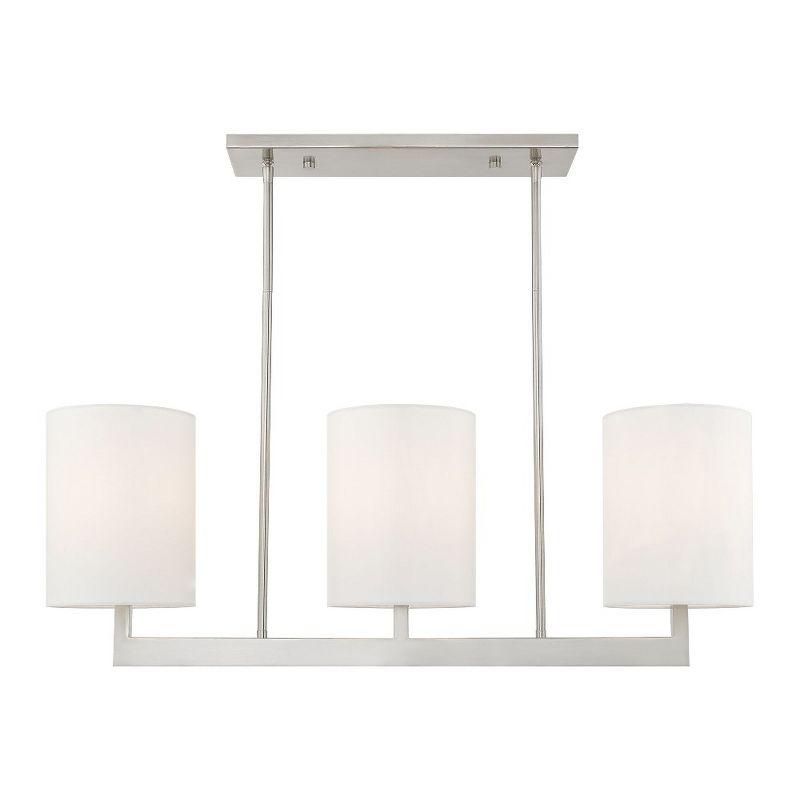 Livex Lighting Hayworth 3 - Light Chandelier in  Brushed Nickel