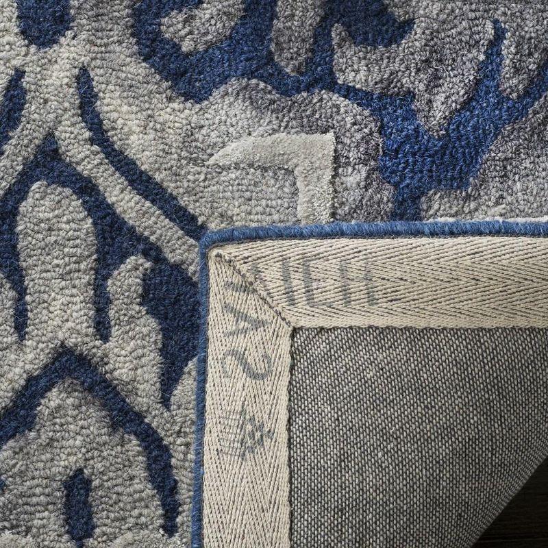 Dip Dye DDY511 Hand Tufted Accent Rug - Navy/Grey - 2'x3' - Safavieh.