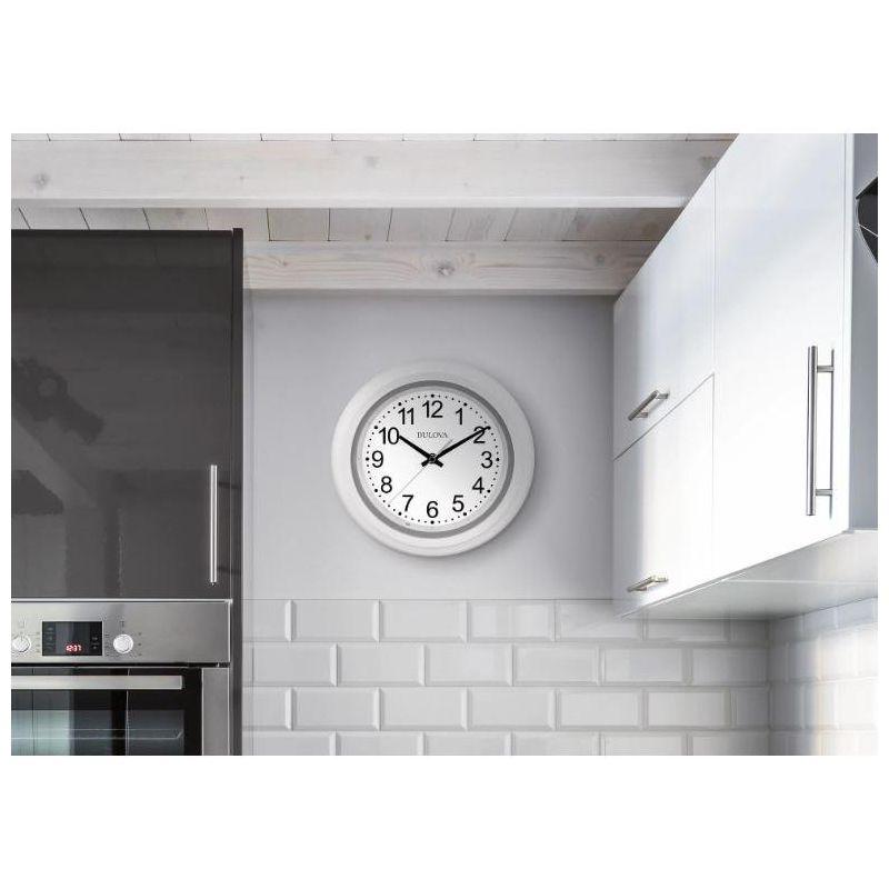 Bulova Clocks Night Vision 10" Diameter Quartz Clock