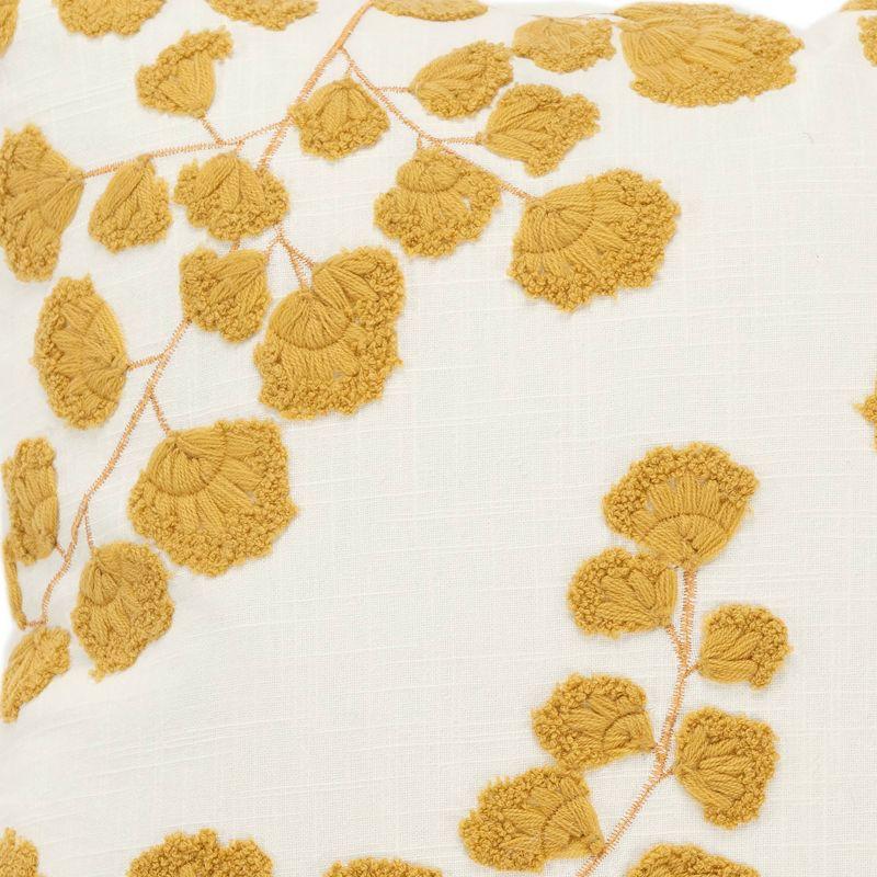 Rizzy Home Embroidered Cotton Throw Pillow