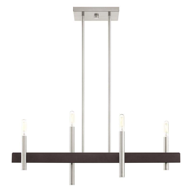 4 - Light Kitchen Island Modern Linear Chandelier