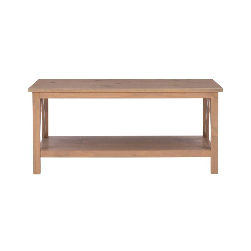 Titian Coffee Table Driftwood - Linon