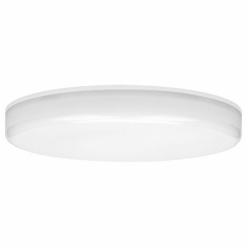 Infinite White Acrylic LED Flush Mount Light