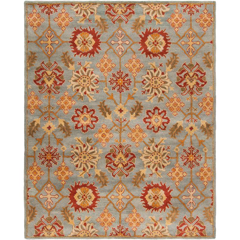 Heritage HG420 Hand Tufted Area Rug - Charcoal/Multi - 8'x10' - Safavieh.