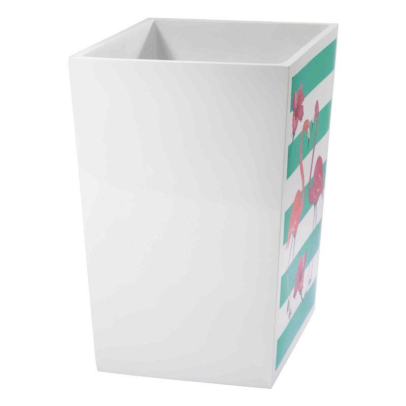 Avanti Linens Flamingo Paradise Wastebasket