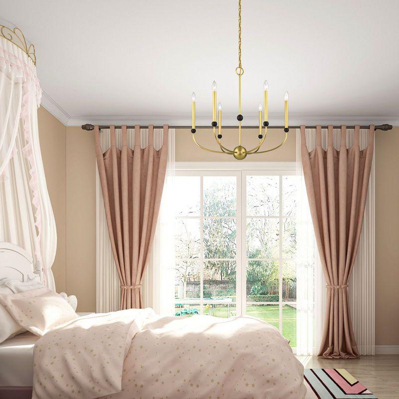 Everly Quinn 6 - Light Dimmable Chandelier