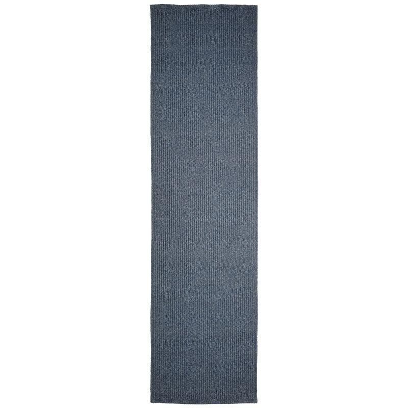 Avalon Navy Synthetic 24" Reversible Indoor/Outdoor Rug