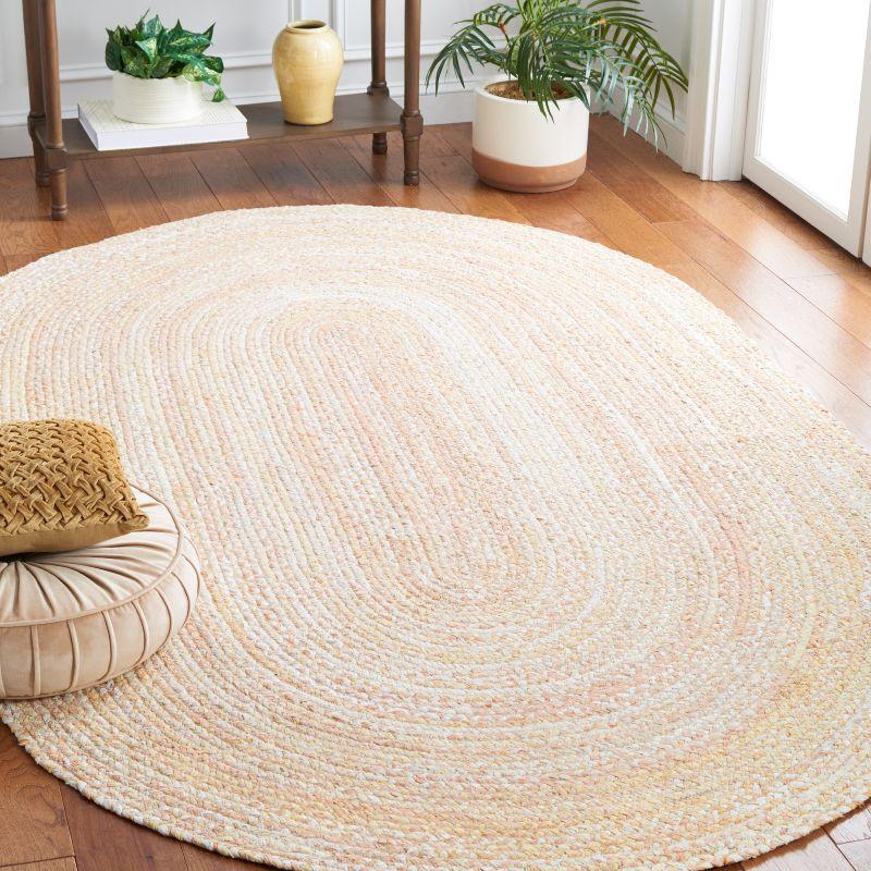 Highland Dunes Bendooragh Hand-Braided Jute Natural Area Rug