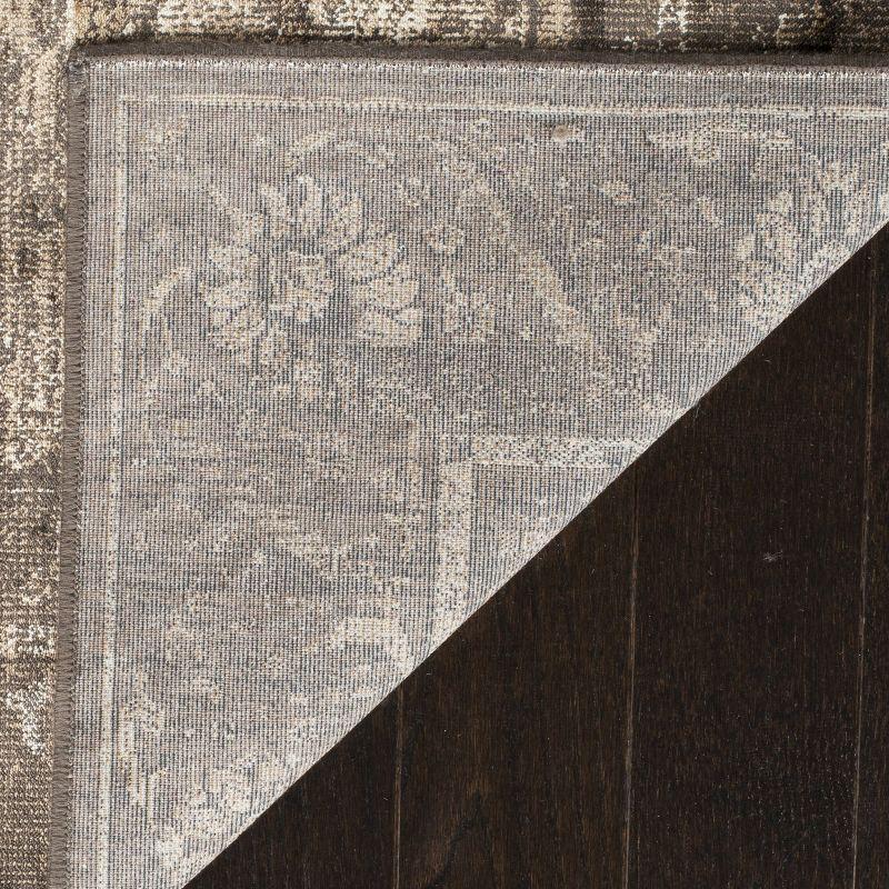 Vintage VTG137 Power Loomed Indoor Area Rug - Soft Anthracite - 6'7"x9'2" - Safavieh.