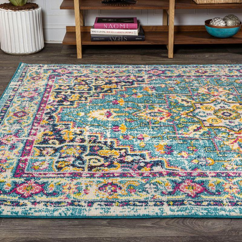 Brooklyn Geometric Medallion Area Rug  - JONATHAN Y